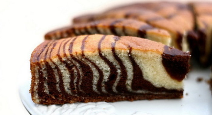 Кекс Зебра в мультиварке