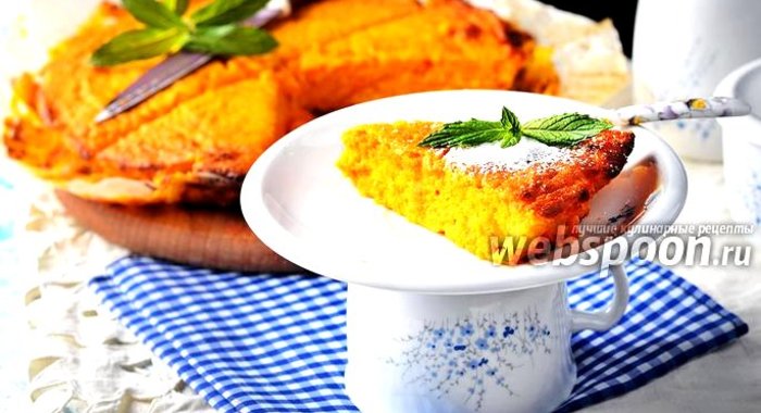 Творожная запеканка с морковью в духовке