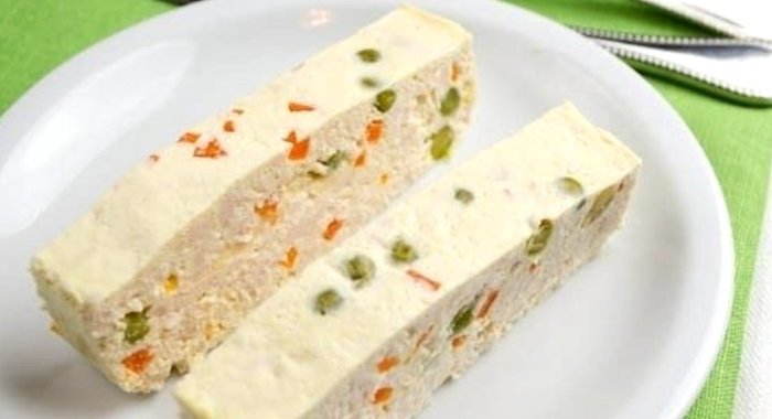 Паровое суфле из курицы