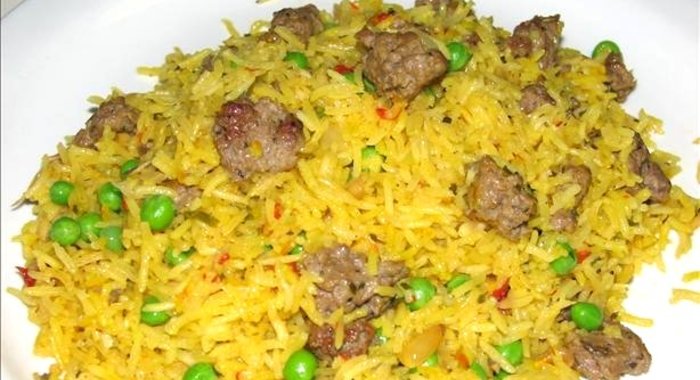 Плов с горохом