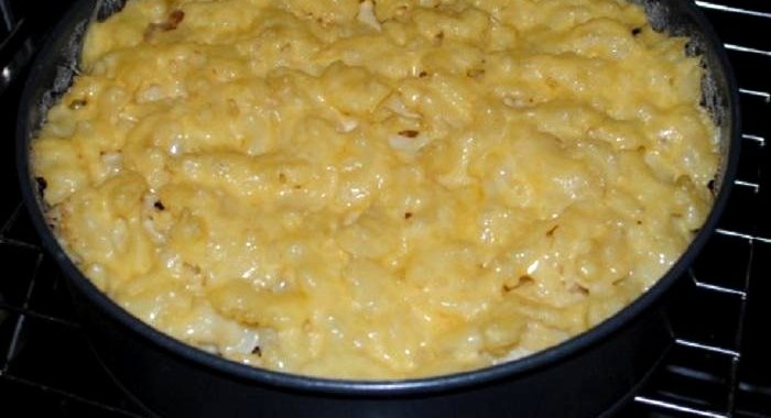 Запеканка с телятиной и макаронами