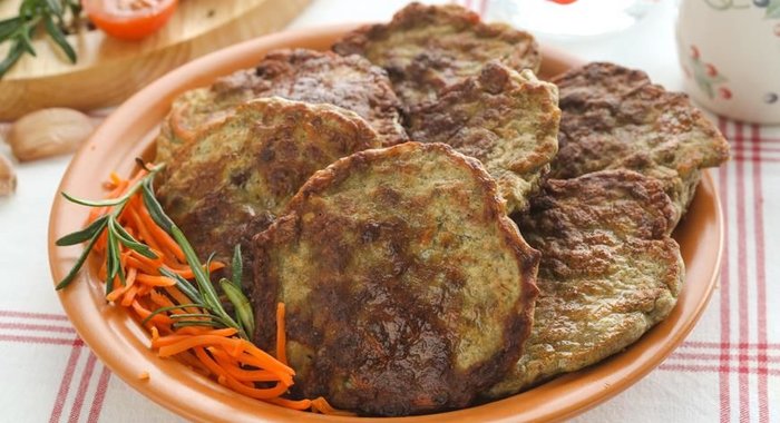 Нежные печеночные оладьи