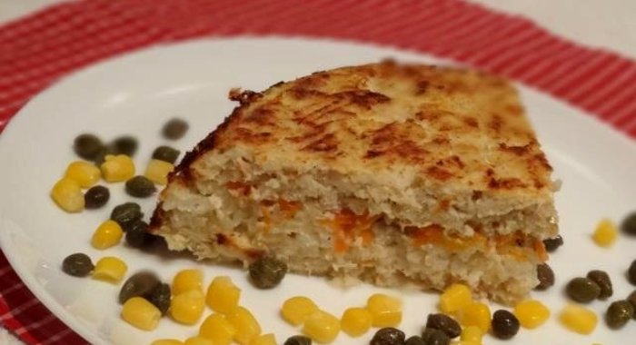 Рыбная запеканка