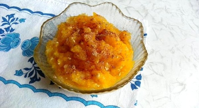 Тыквенно - яблочная каша