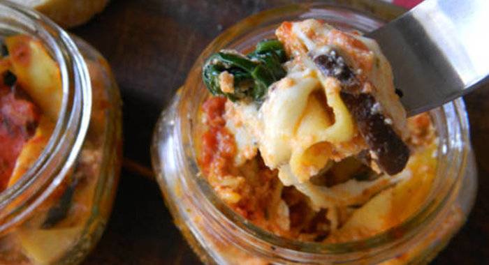 Ленивая лазанья в банке