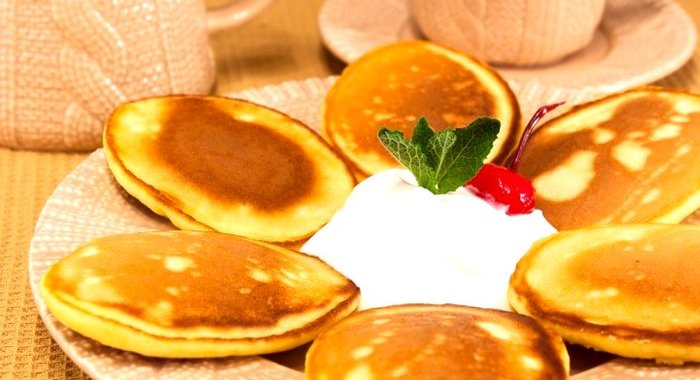 Кукурузные оладьи