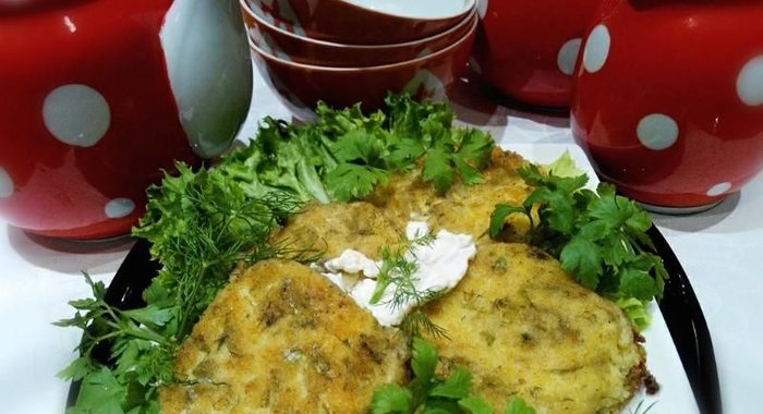Сырники с зеленью