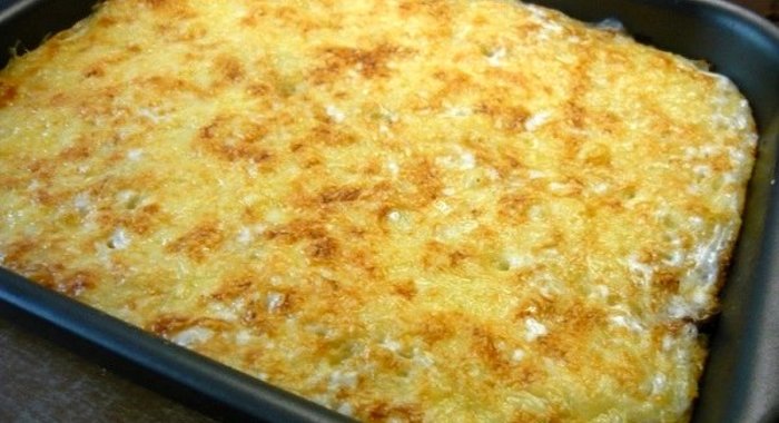 Картофельная запеканка с тушенкой в духовке