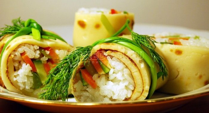 Блинные роллы