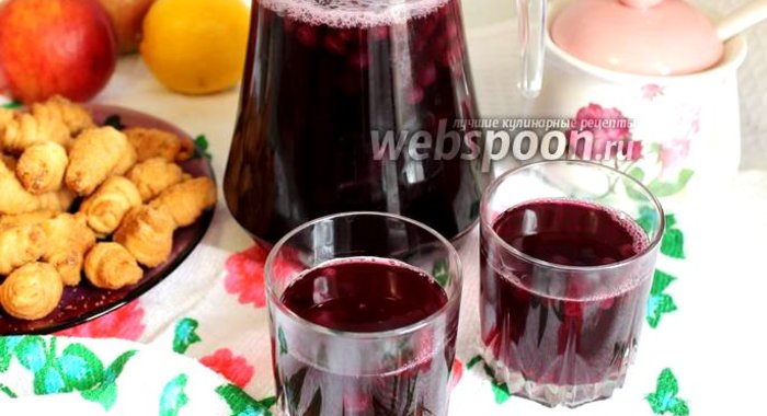 Компот из голубики