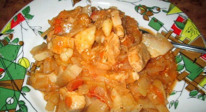 Солянка по-деревенски