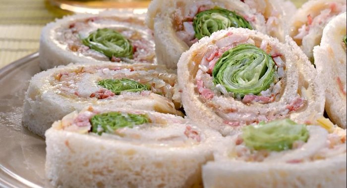 Хлебные рулетики