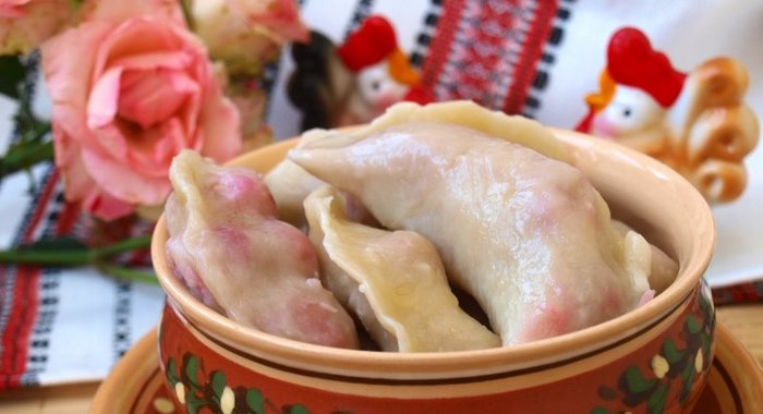 Вареники с вишнями из постного заварного теста