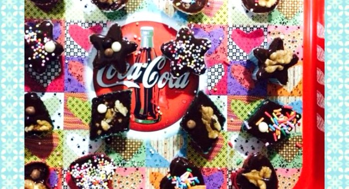 Шоколадные конфеты с орехом пекан и апельсином