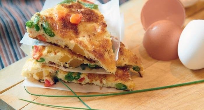 Омлет с овощами