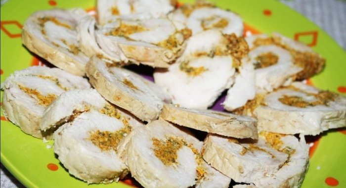 Рулет из индейки