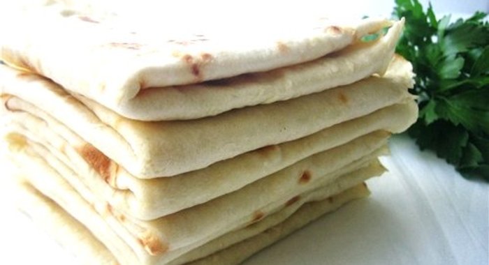 Лаваш домашний без дрожжей