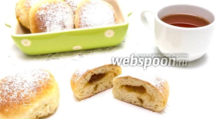 Булочки с абрикосовым джемом