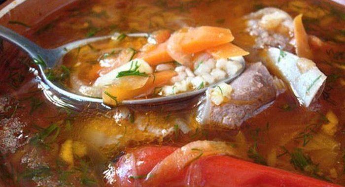 Щи с мучной подболткой