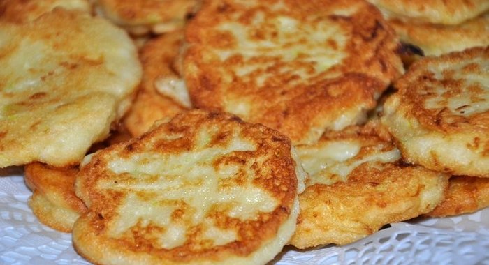 Блинчики из кабачков с кефиром