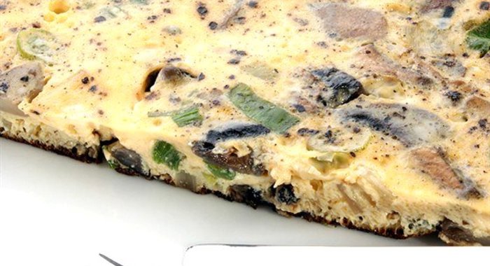 Омлет с грибами