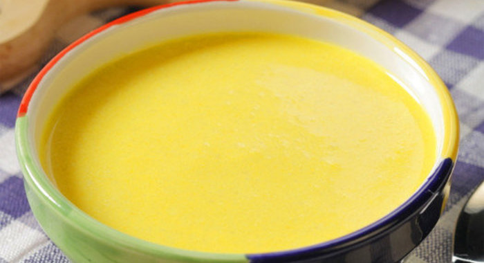 Овощной суп-пюре с сыром