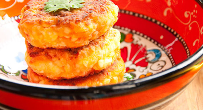 Сырники с морковью, кумином и кориандром