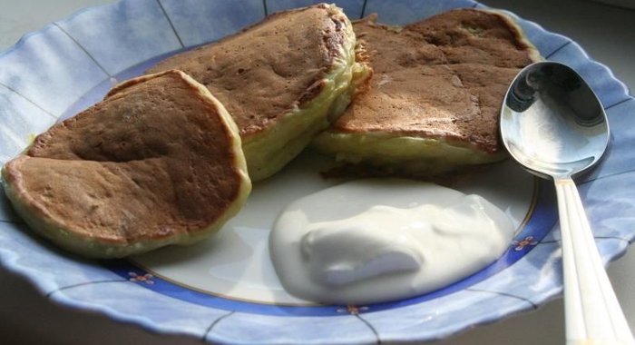 Оладьи из кабачков сладкие