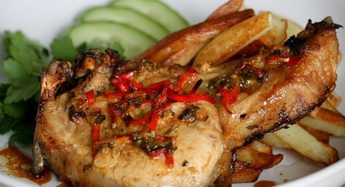 Свиные отбивные в сумасшедшем маринаде