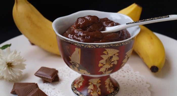 Шоколадно-банановый крем