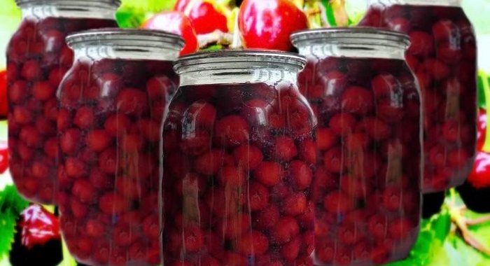 Компот из черешни на зиму