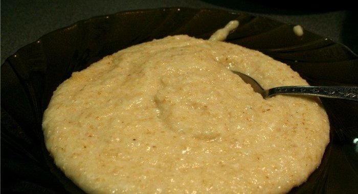 Пшеничная каша с молоком