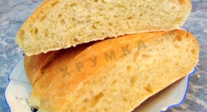 Хлеб чиабатта с кукурузной мукой