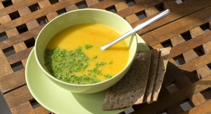 Овощной суп-пюре со сливками