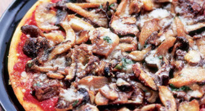 Пицца с грибами