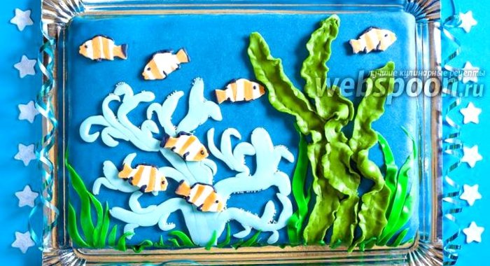 Торт «Морское дно»