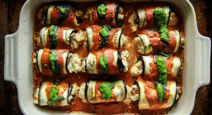 Лазанья из баклажанов