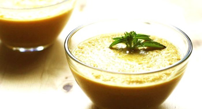 Живой суп-пюре из тыквы