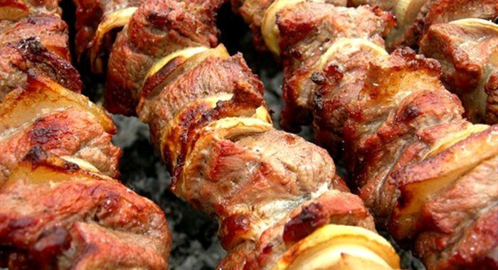 Шашлык из белого мяса
