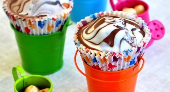 Кексы (маффины) с изюмом