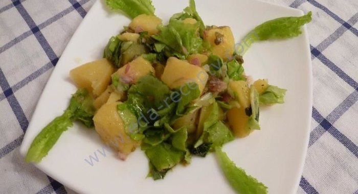 Картофельный салат простой и быстрый