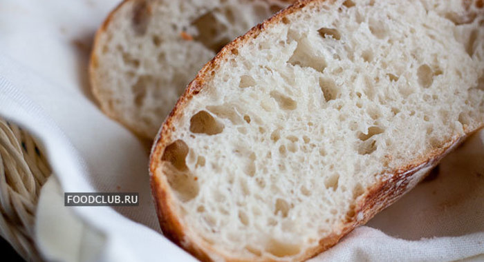 Чиабатта (ciabatta) без замеса