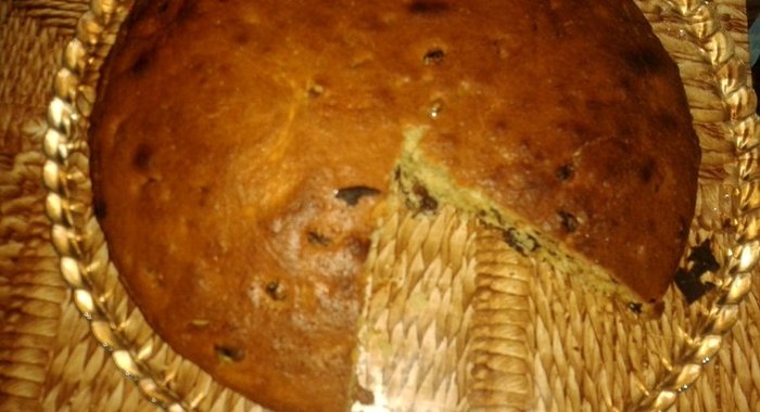 Английский кекс с изюмом