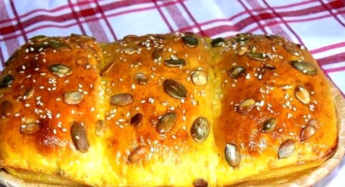 Хлеб с тыквенными семечками