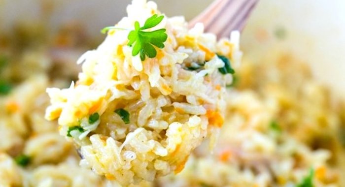 Курица с рисом и морковью