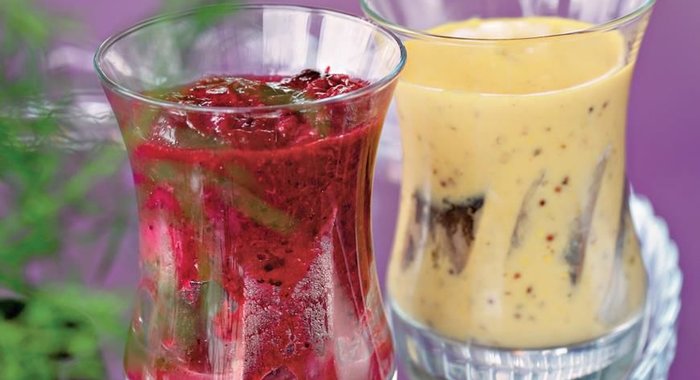 Сельдь в клюквенном и горчичном маринаде