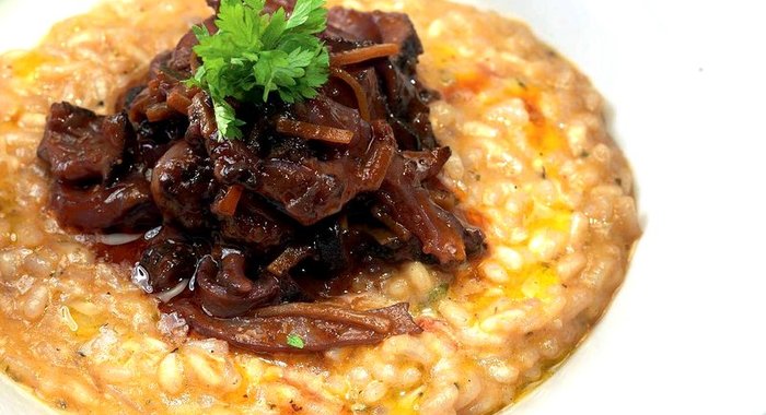 Ризотто с кукумарией