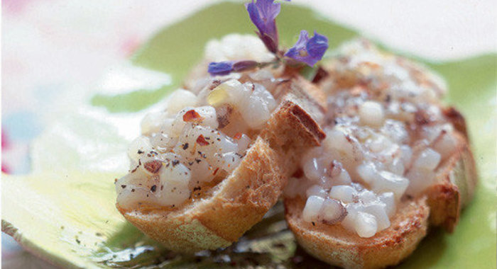 Бутерброд с каракатицами