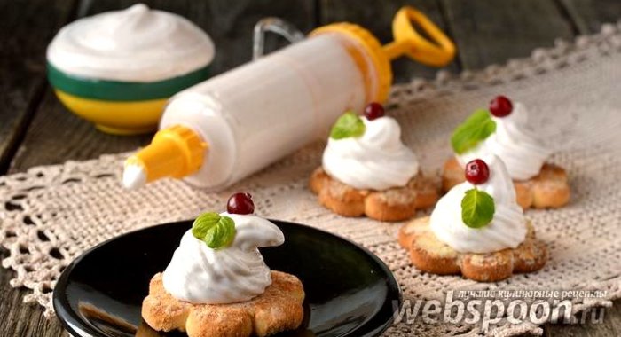 Желейный белковый крем