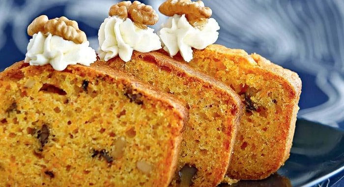 Пряный морковный кекс